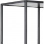 Seaford boekenkast asymmetrisch 77x185 cm - Zwart