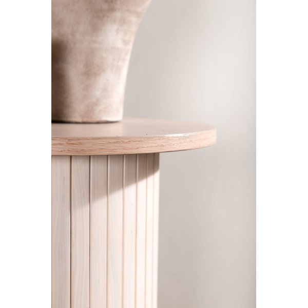 Bianca sidobord Ø40 cm - Whitewash Bianca sidobord Ø40 cm - Whitewash