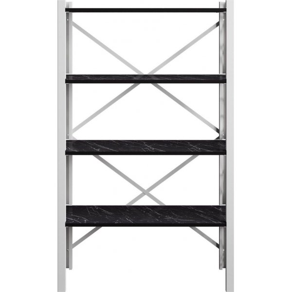 Lidya bokhylla - Vit/svart Lidya bokhylla - Vit/svart