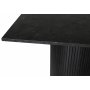 Decibel runt matbord 90x90 cm - Svart / Svart Donau granit