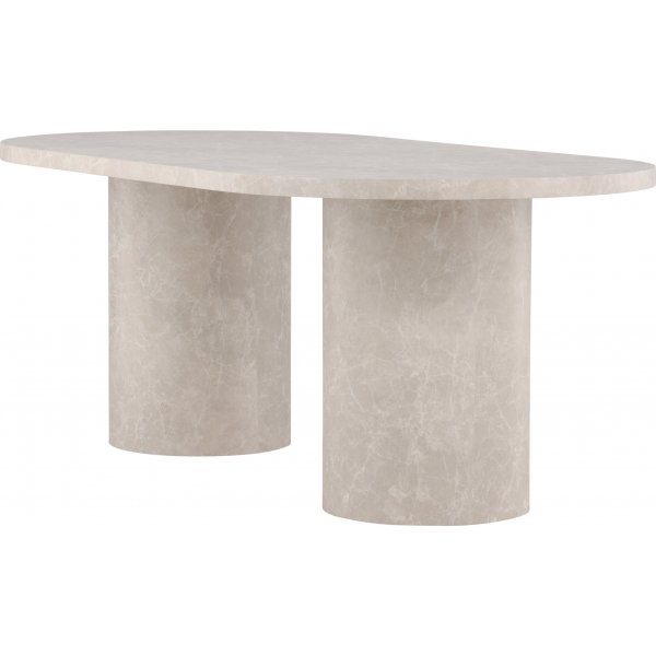 Narvik matbord 200 x 100 cm - Beige marmoreffekt Narvik matbord 200 x 100 cm - Beige marmoreffekt