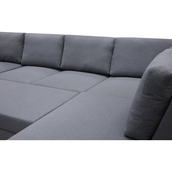 Bäddsoffa U-form mörkgrå - Dream Bäddsoffa U-form mörkgrå - Dream