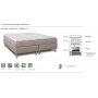 Comfort kontinentalsng 160 cm - Beige
