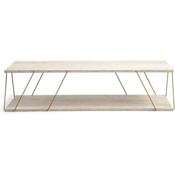 Table basse Labranda - Or/marbre Table basse Labranda - Or/marbre