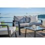 Clyde loungegrupp - Svart + Textilskydd fr mbler