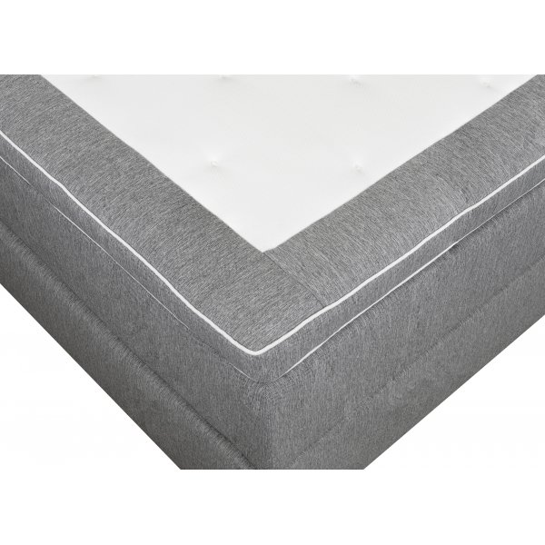 Bed 180x200 cm grijs pocket 5 zones