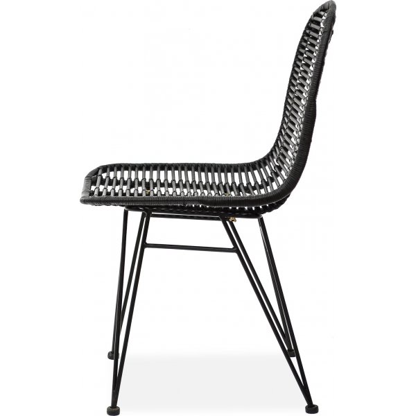 Chaise de salle  manger Juri - Noir