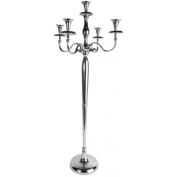 Mozart Kandelaber H120 fr 5 ljus - Silver