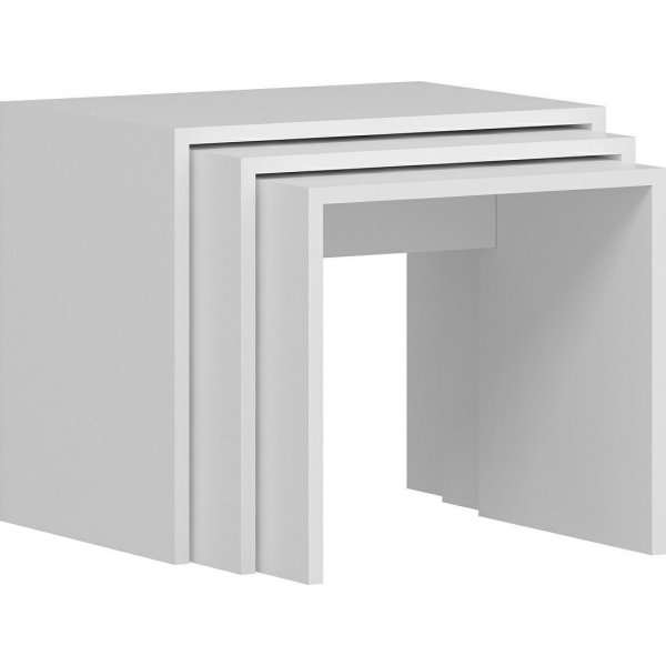 Nebes satsbord 45/50/55 x 36/38/40 cm - Vit Nebes satsbord 45/50/55 x 36/38/40 cm - Vit