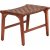 Porto Bello Fotpall Teak / Anilinl�der