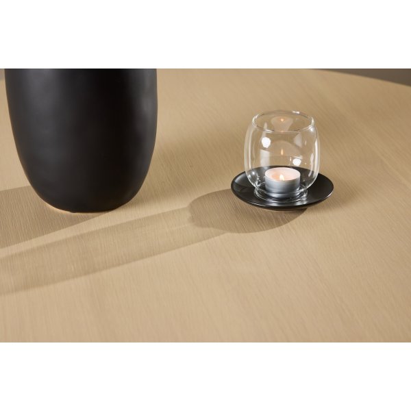 Copenhagen soffbord 100 cm - Whitewash/svart