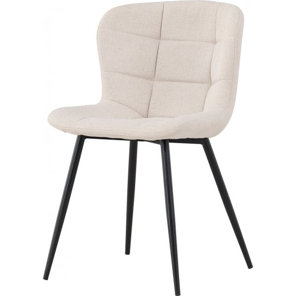 Lily matstol - Beige/Svart Lily matstol - Beige/Svart