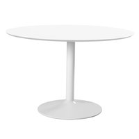 Ibiza matbord - vit/vit - ø110 cm Ibiza matbord - vit/vit - ø110 cm