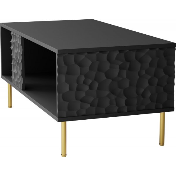 Table basse Bullet 92 x 50 cm - Noir/or Table basse Bullet 92 x 50 cm - Noir/or