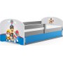 Vejle barnsng med frvaringsfack 80 x 160 cm - Valfri sticker & frg