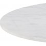Corby soffbord 80 cm - Vit/nickel