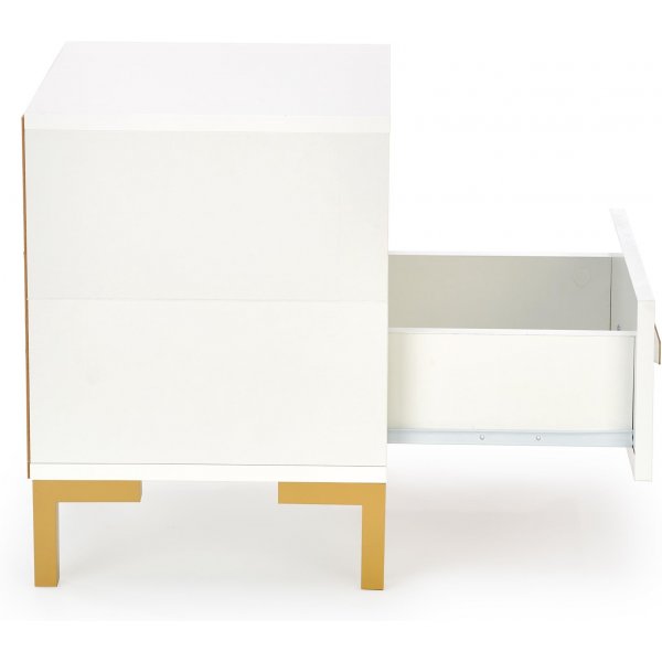 Chantelle nachtkastje - Wit