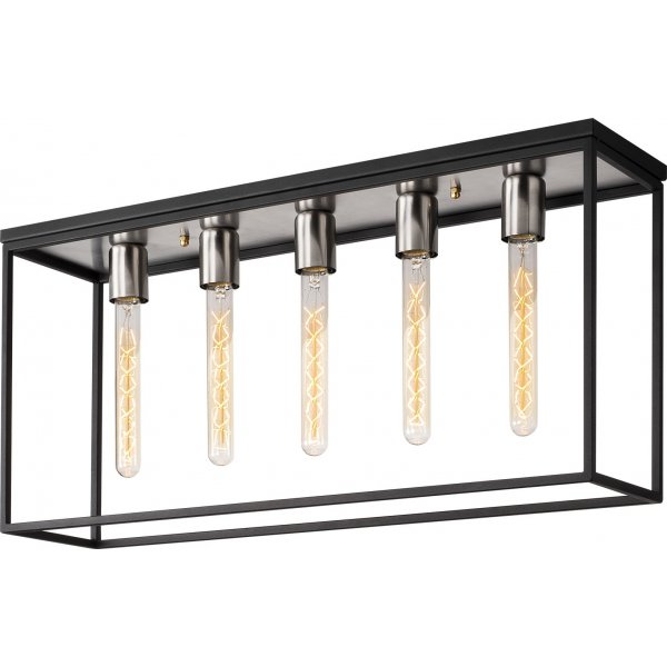 Kavat taklampa 5551 - Nickel/svart Kavat taklampa 5551 - Nickel/svart