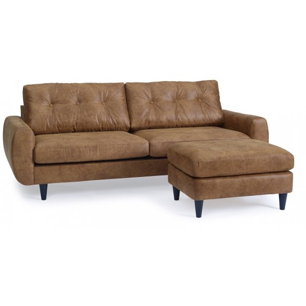lmhult 3-sits soffa - Nubuck vintage