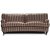 Howard Sir William svngd soffa (Dun) - Mobus Chocolate Stripe
