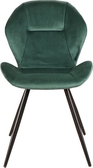 Chaise de salle  manger Ginger - Velours vert