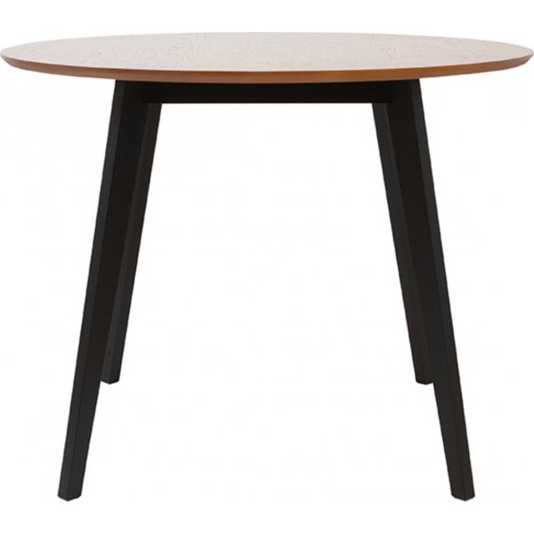 Table à manger Kelia Ø100 cm - Mélèze/noir Table à manger Kelia Ø100 cm - Mélèze/noir