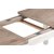 Canada matbord 180-230 cm - Grbetsad furu / Vita ben