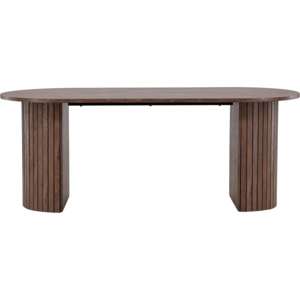 Hrn matbord 200 x 90 cm - Mocca