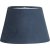 Oval Sammet lampskrm - Bl - 25 cm