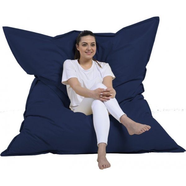 Pouf géant - Bleu foncé Pouf géant - Bleu foncé
