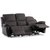 Enjoy Hollywood reclinersoffa - 3-sits (el) i antracit microfibertyg