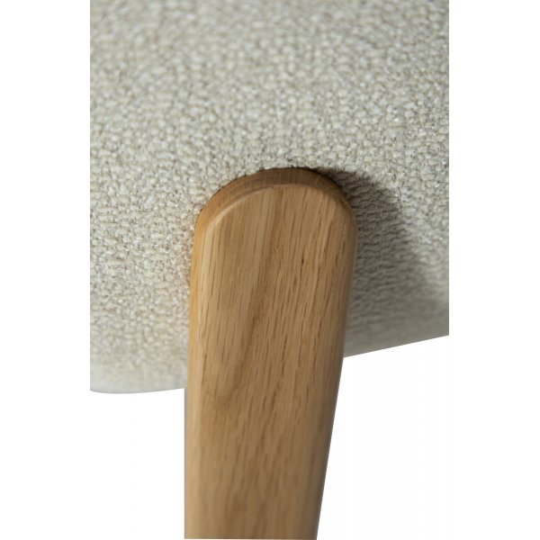 Paragon matstol - Vit bouclé Paragon matstol - Vit bouclé