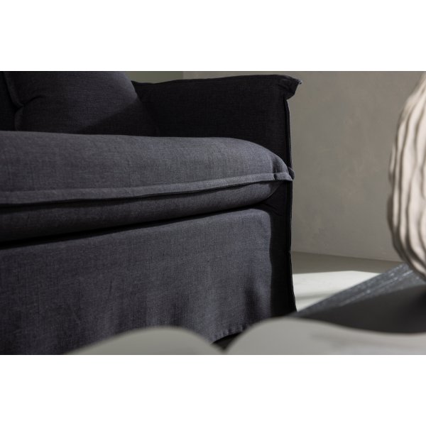 Nova 3-sits soffa - Svart Nova 3-sits soffa - Svart