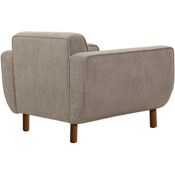 Fauteuil Berjer - Gris/noyer Fauteuil Berjer - Gris/noyer