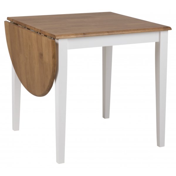 Brisbane matbord - 75-115 cm - Vit/ek