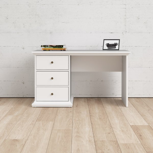 Bureau Paris 130 x 61,5 cm - Blanc Bureau Paris 130 x 61,5 cm - Blanc