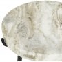 Volga sidobord IA010110 - vit marmor