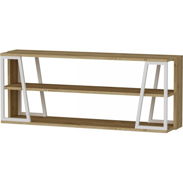 Meuble TV Lissa 123,6 cm - Chne saphir/blanc