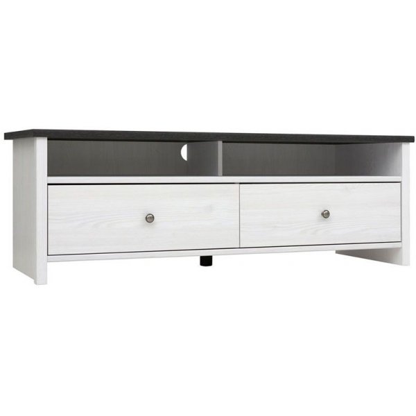 Banc multimédia Salvador - Blanc/noir Banc multimédia Salvador - Blanc/noir