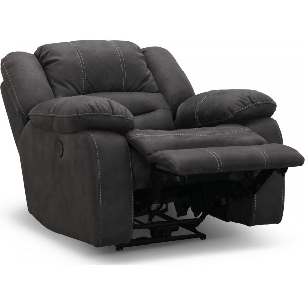 Reclinerfåtölj elektrisk grå - Kensington Reclinerfåtölj elektrisk grå - Kensington