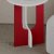 Table d\\\'appoint Lunar 40 x 40 cm - Blanc/rouge