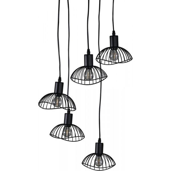 N�tthult taklampa 5 - Svart