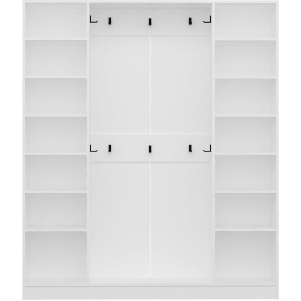 Armadio hallmbel 180 x 35 x 210 cm - Vit