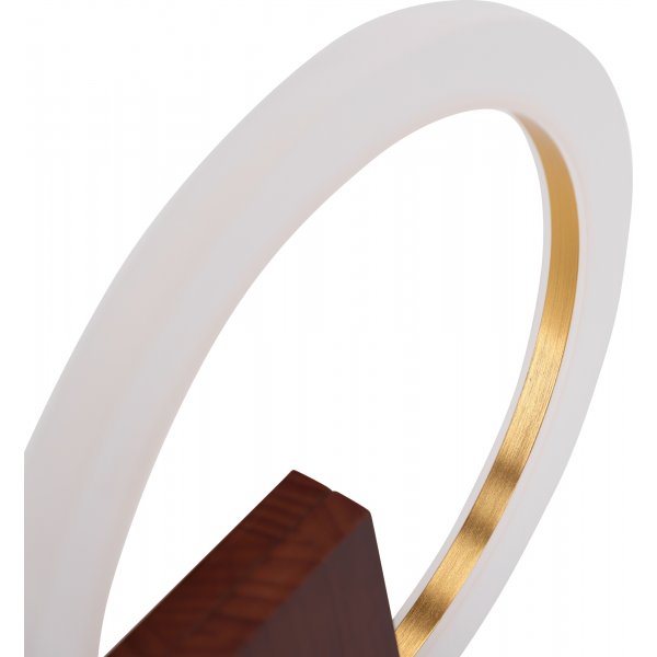 Lampe de table Brive - Noyer/blanc