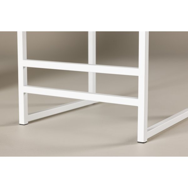 Opelika barstol - Beige/vit