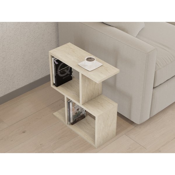 Table d'appoint Zet 45 x 17 cm - Travertin Table d'appoint Zet 45 x 17 cm - Travertin