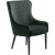 Baldor Lounge fauteuil in groen fluweel