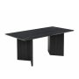Crossby matbord 180x90 cm - Svartbetsad ek Crossby matbord 180x90 cm - Svartbetsad ek