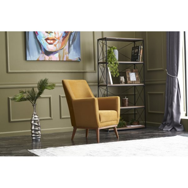 Fauteuil Gonca - Doré Fauteuil Gonca - Doré