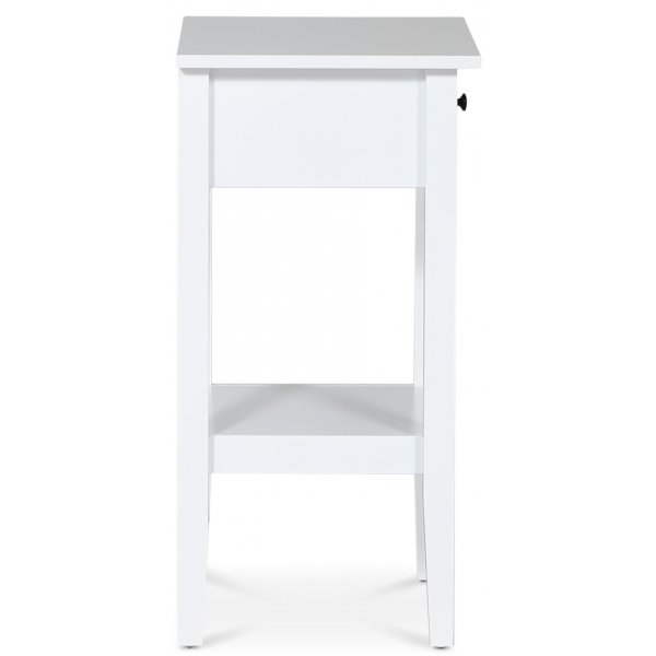 Kate sängbord med låda - Vit + Fläckborttagare för möbler Kate sängbord med låda - Vit + Fläckborttagare för möbler